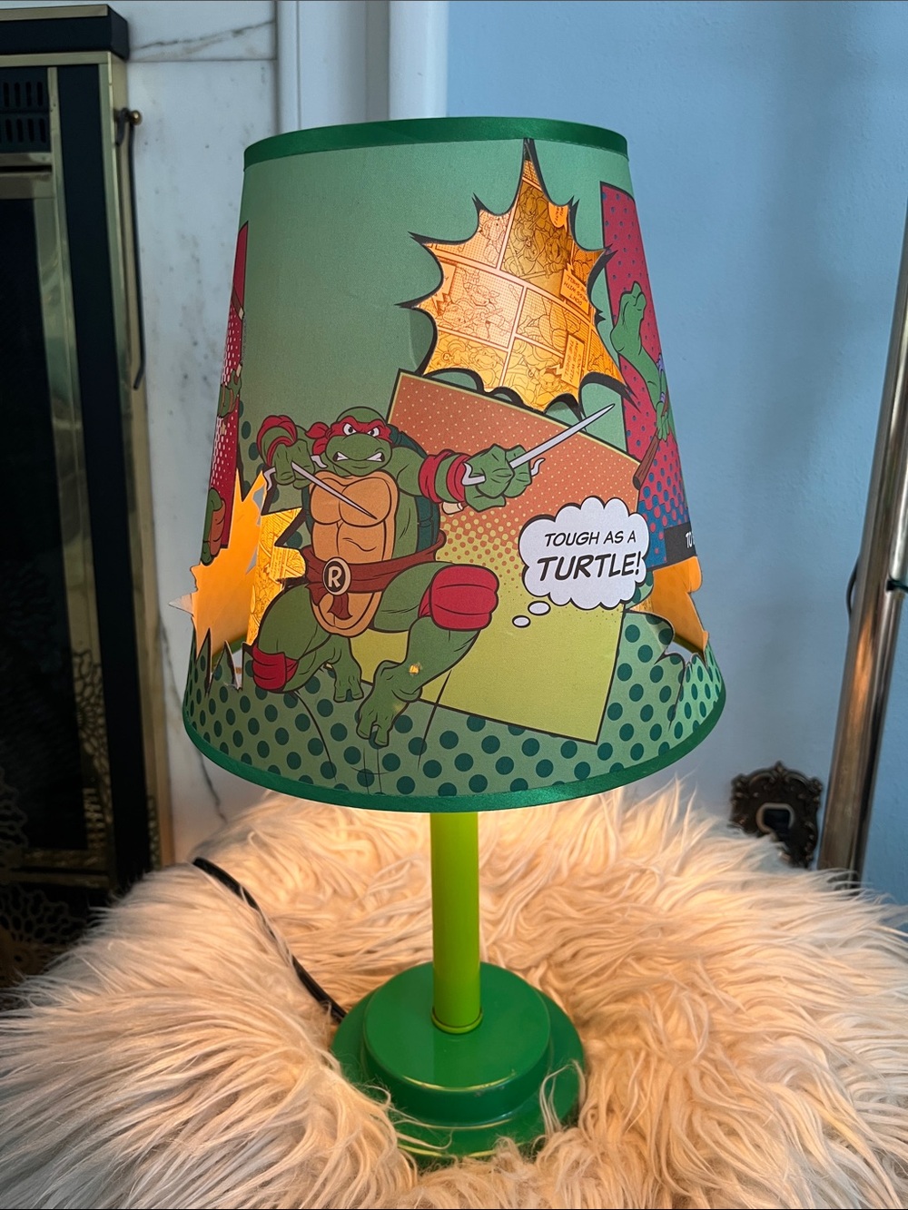 Vintage Teenage Mutant Ninja Turtles Lamp - Picture 7 of 13